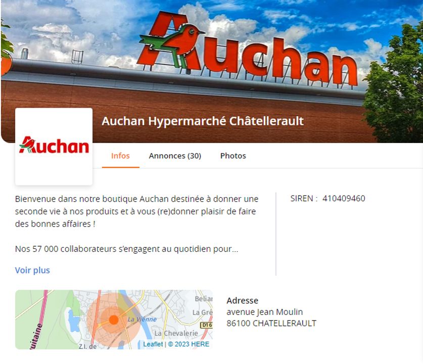 Foto 1209 di Auchan Hypermarché Châtellerault